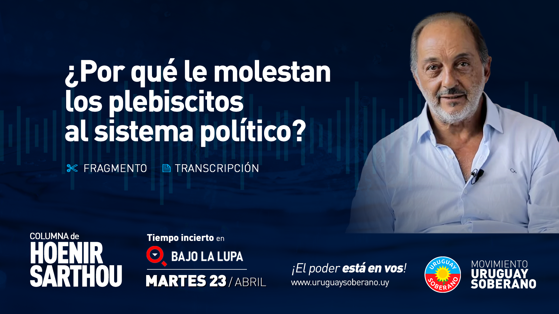 20240508_MUS_Hoenir_Plebiscitos_Sistema_politico_1080 ¿Por qué le molestan los plebiscitos al sistema político?